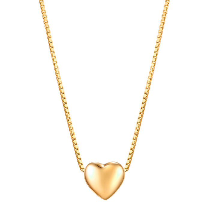 Kette mit goldenem Herz-Anhänger