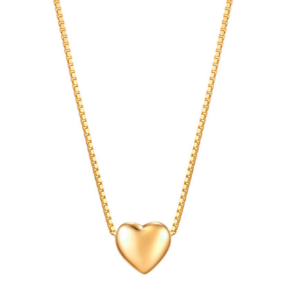 Kette mit goldenem Herz-Anhänger