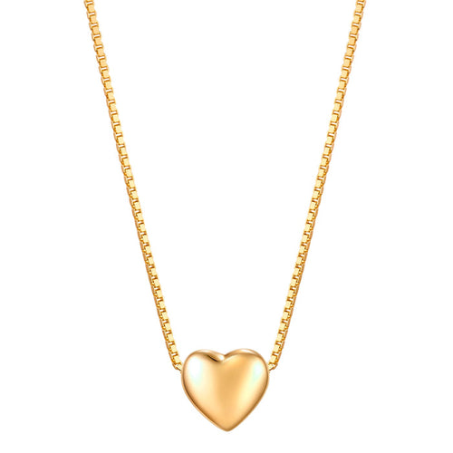 Kette mit goldenem Herz-Anhänger