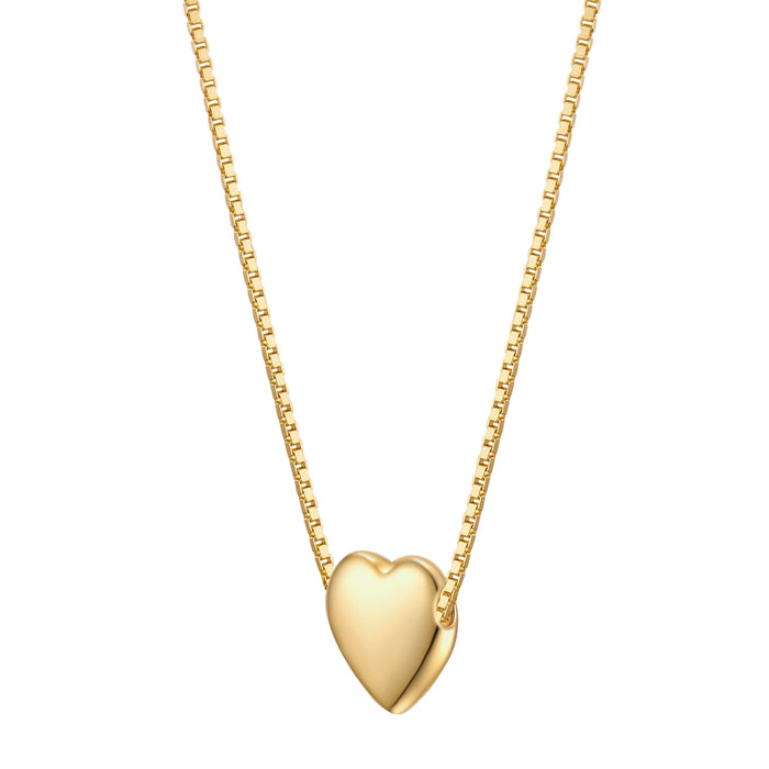 Kette mit goldenem Herz-Anhänger