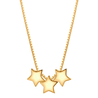 Kette mit Stern-Anhänger gold