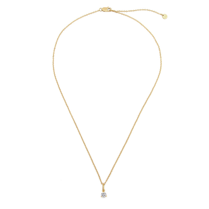 Kette mit Topas-Anhänger gold