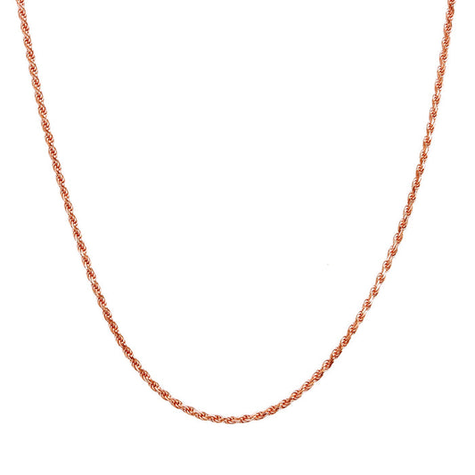 Kordel-Kette roségold
