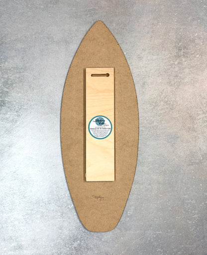 Lady Slider Surfboard Wall Art