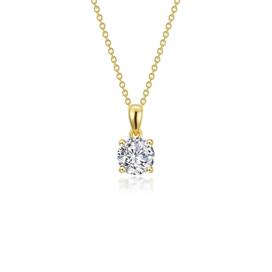 Lafonn 1 CTW 4-Prong Solitaire Necklace (1017734)