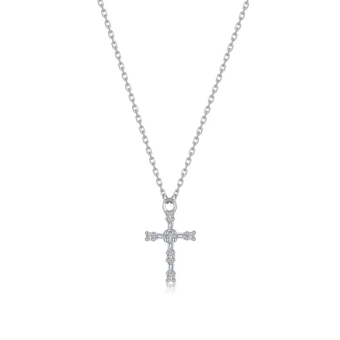 LaFonn Eden Baguette Cross Necklace (101778)