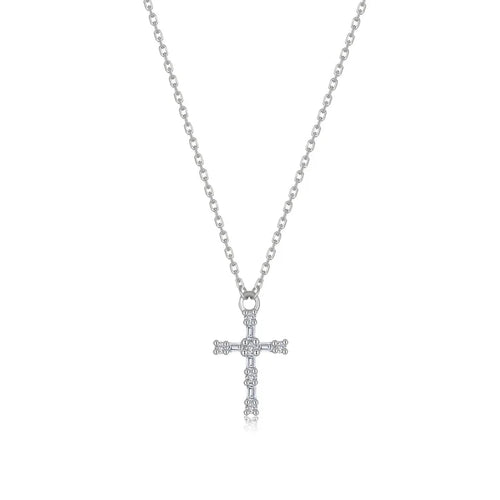 LaFonn Eden Baguette Cross Necklace (101778)