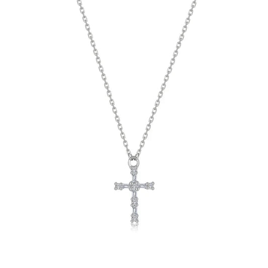 LaFonn Eden Baguette Cross Necklace (101778)