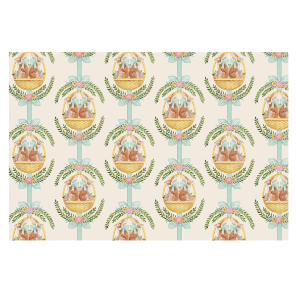 Hester & Cook Party Laurel Bunny Placemats