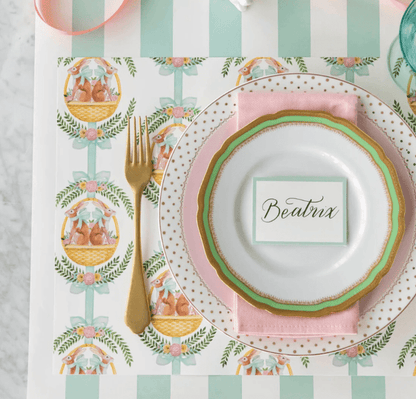Hester & Cook Party Laurel Bunny Placemats