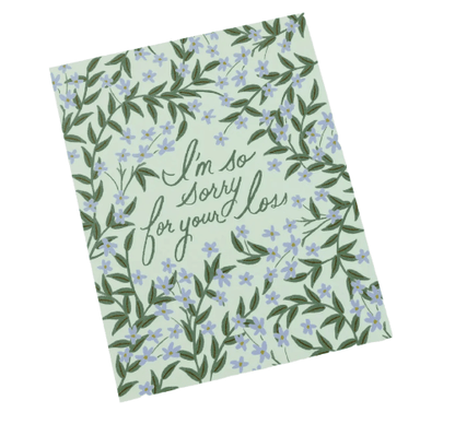 Rifle Paper Co Greeting Cards Laurel Sympathy Card