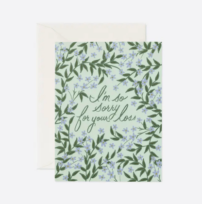 Rifle Paper Co Greeting Cards Laurel Sympathy Card