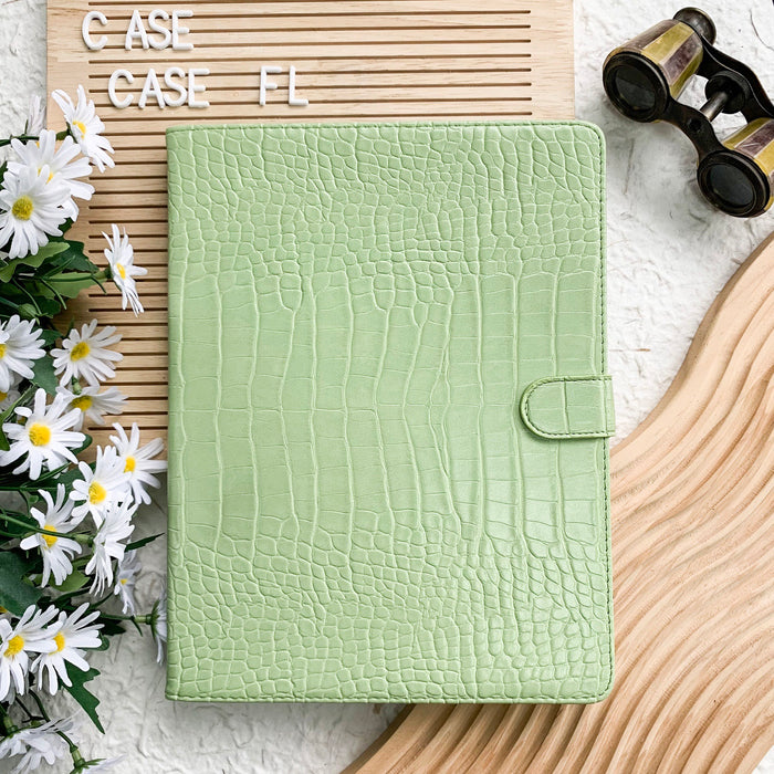 Leather iPad Case - Green - IMCASE