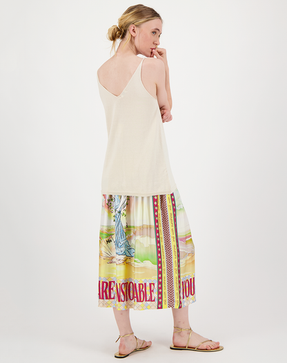 Leo Airplane Cotton Tank Top