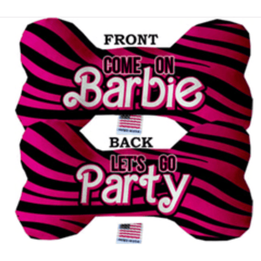Mirage Pet Products dog toys S Let's Go Party Pet Bone Plush Toy