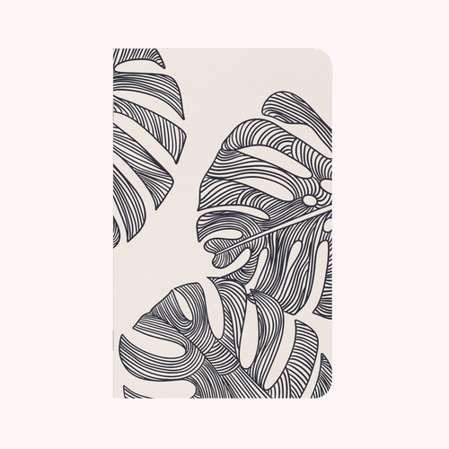 Lino Monstera Black