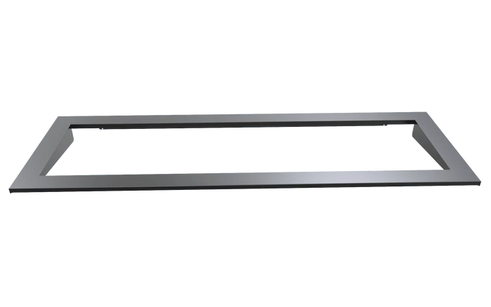 Litedeer Latitude II 48" Smart Electric Fireplace Trim Kit - ZEF48X-T2B, Black - Litedeer Homes