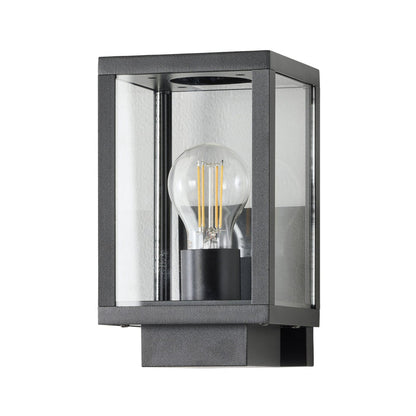 Logan 1 Light Exterior Wall Bracket Black