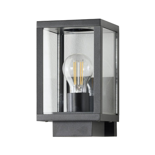 Logan 1 Light Exterior Wall Bracket Black