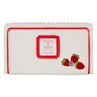 Loungefly - Sanrio Hello Kitty & Friends x Strawberry Shortcake Flap Zip Around Wallet
