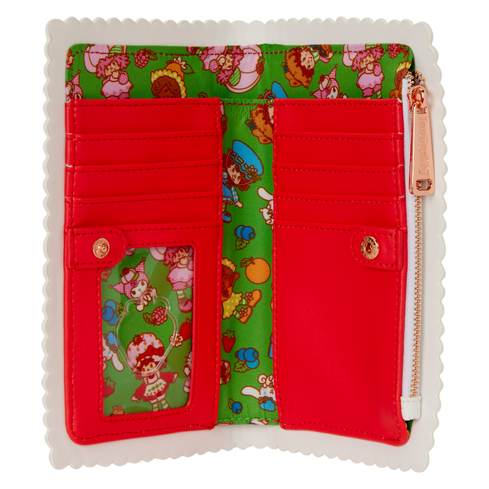 Loungefly - Sanrio Hello Kitty & Friends x Strawberry Shortcake Flap Zip Around Wallet