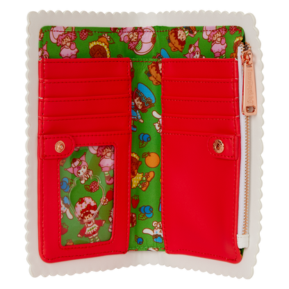 Loungefly - Sanrio Hello Kitty & Friends x Strawberry Shortcake Flap Zip Around Wallet