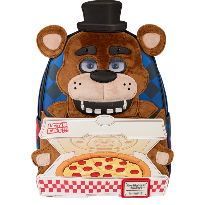 Loungefly Five Nights at Freddy's - Freddy Fazbear Plush Cosplay Lenticular Mini Backpack
