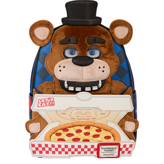 Loungefly Five Nights at Freddy's - Freddy Fazbear Plush Cosplay Lenticular Mini Backpack