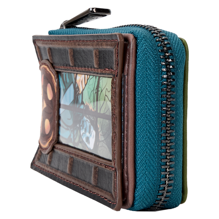 Loungefly Halloween - Michael Myers Pumpkin Glow Accordion Zip Around Wallet