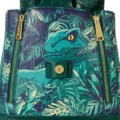 Loungefly Universal Jurassic World - Jurassic World Jungle Velociraptor Glow Drawstring Mini Backpack