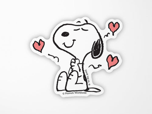 Lovestruck Snoopy Vinyl Sticker