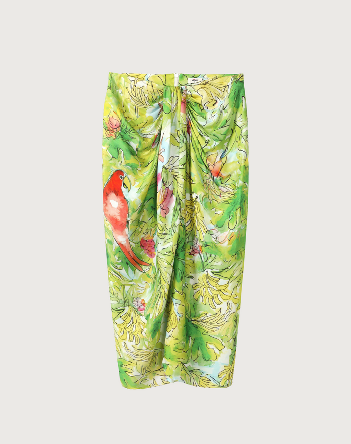 Luna Pura Vida Tie Front Skirt