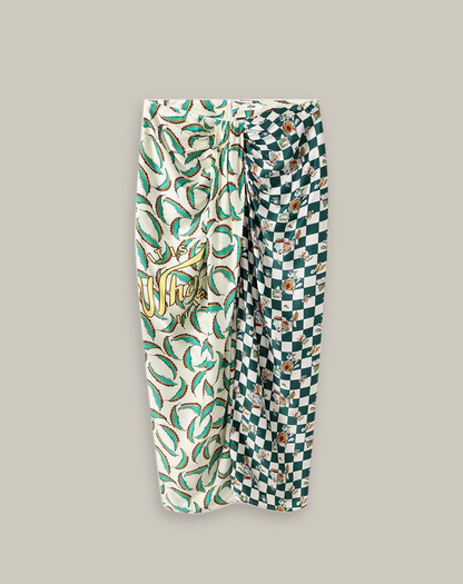 Luna Sporty Jade Tie Skirt