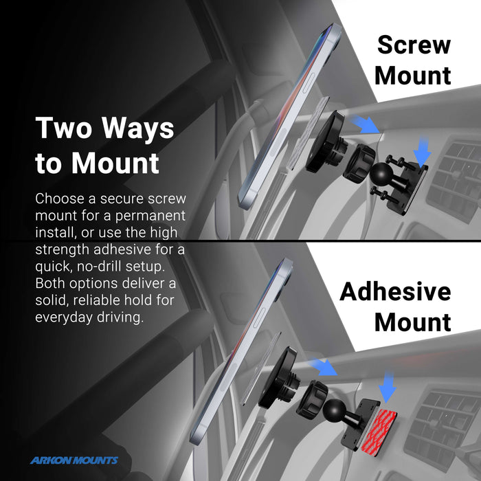 Magnetic Holder with Adhesive Drill Base Mount