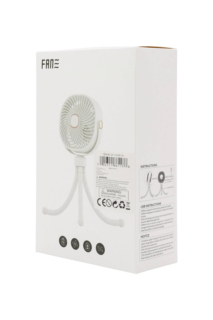 Matte Pastel - Led Flexible Leg 1pc Electric Fan