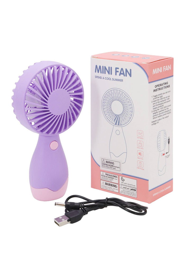 Matte Pastel -  Portable Self-stand 1pc Electric Fan