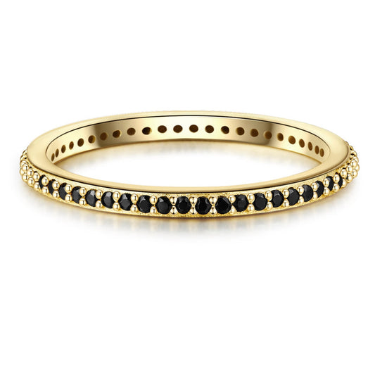 Memoirering Zirkonia schwarz