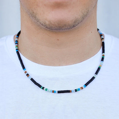 Men's Mixed Seed Bead Necklace