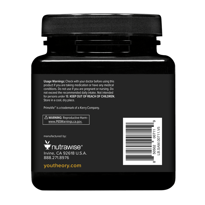 SAM.00711 Youtheory Men's Shilajit Capsules Product Image - Back