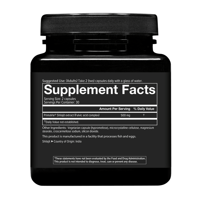 SAM.00711 Youtheory Men's Shilajit Capsules Product Image - Right