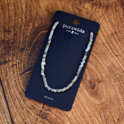 Men's Stone Bead Necklace