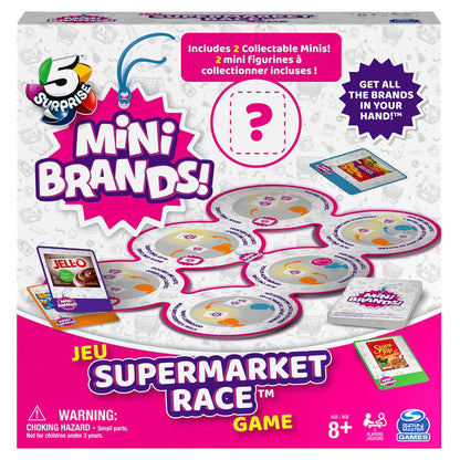 Mini Brands - Supermarket Race Game Board Game