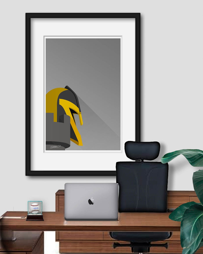 Minimalist T-Mobile Arena Art Print