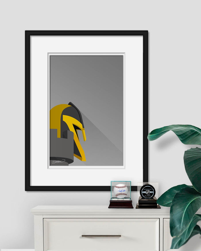 Minimalist T-Mobile Arena Art Print