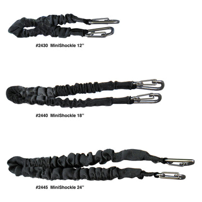 MiniShockle™ Bungee Cord, Black, 24" (61 cm) - SKU 2445