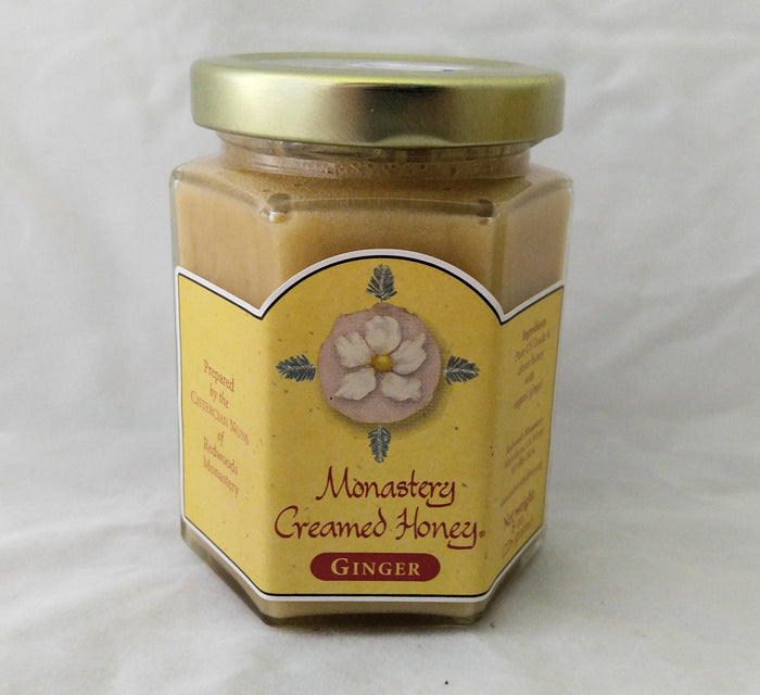 MONASTERY CREAMED HONEY Ginger 8 oz