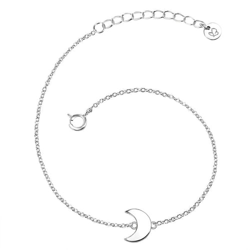 Mond Armband silber