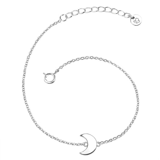 Mond Armband silber