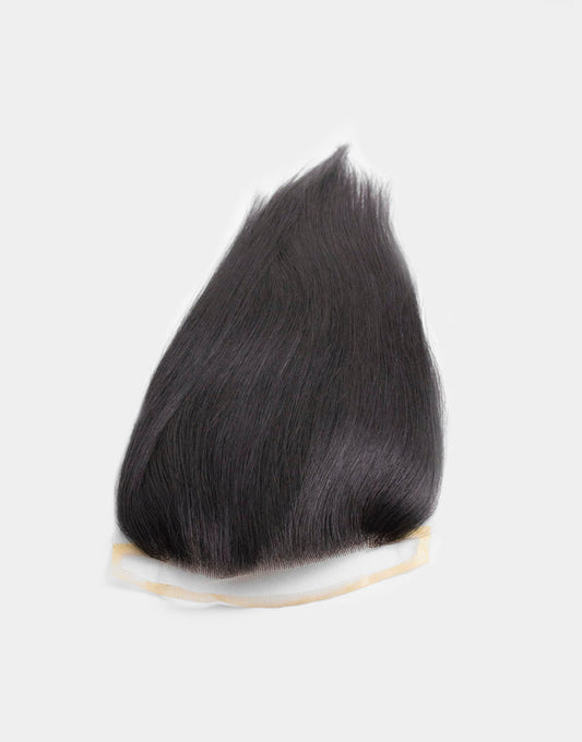 mono lace clip-in extension in black