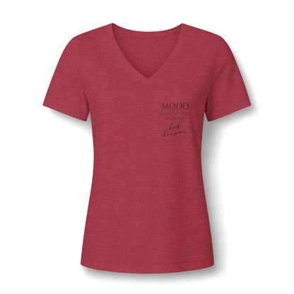 Mood: Struggling With My Book Hangover Women's V-Neck T-Shirt